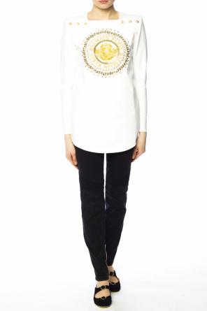 Top z wyszytym logo, zdjęcie 2 Top z wyszytym logo od Balmain